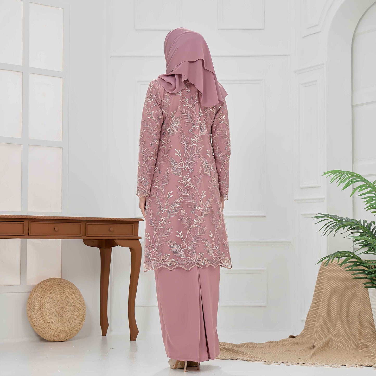 CLARA RIZQA - BRIANA Baju kurung muslimah lace