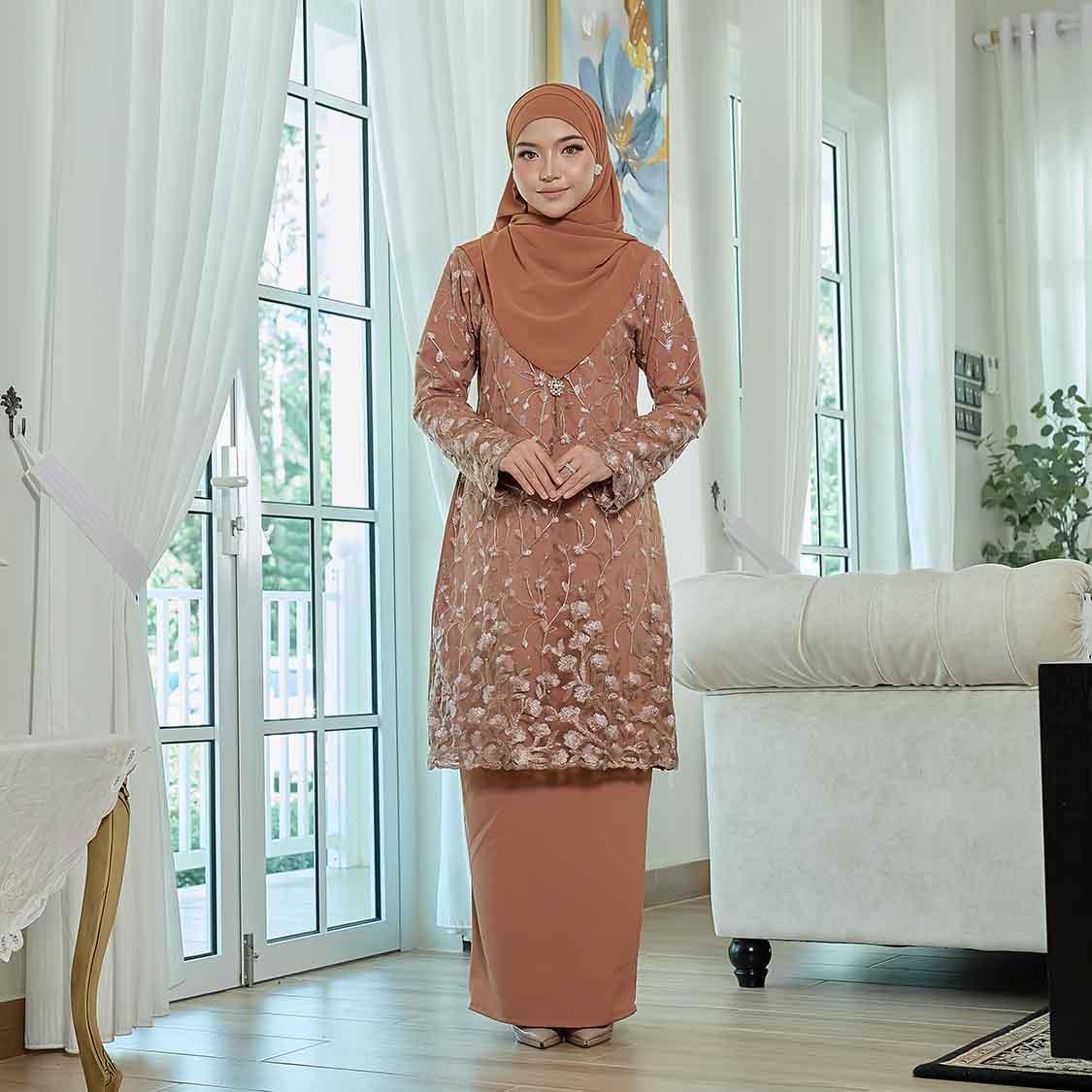 CLARA RIZQA - LENORA Baju kurung muslimah lace