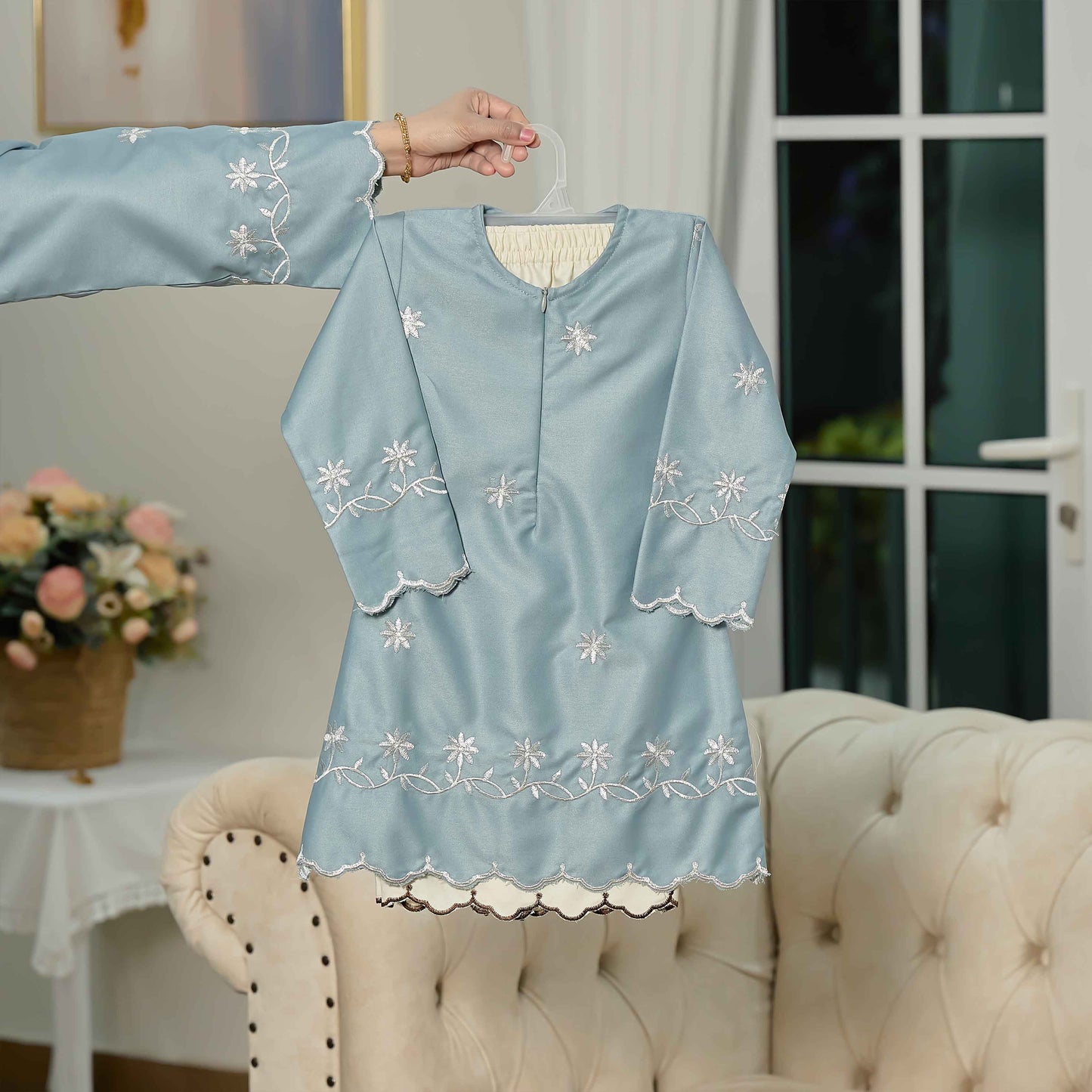 CLARA RIZQA - EVAROSE kids baju kurung cantik moden material premium toyobo cotton