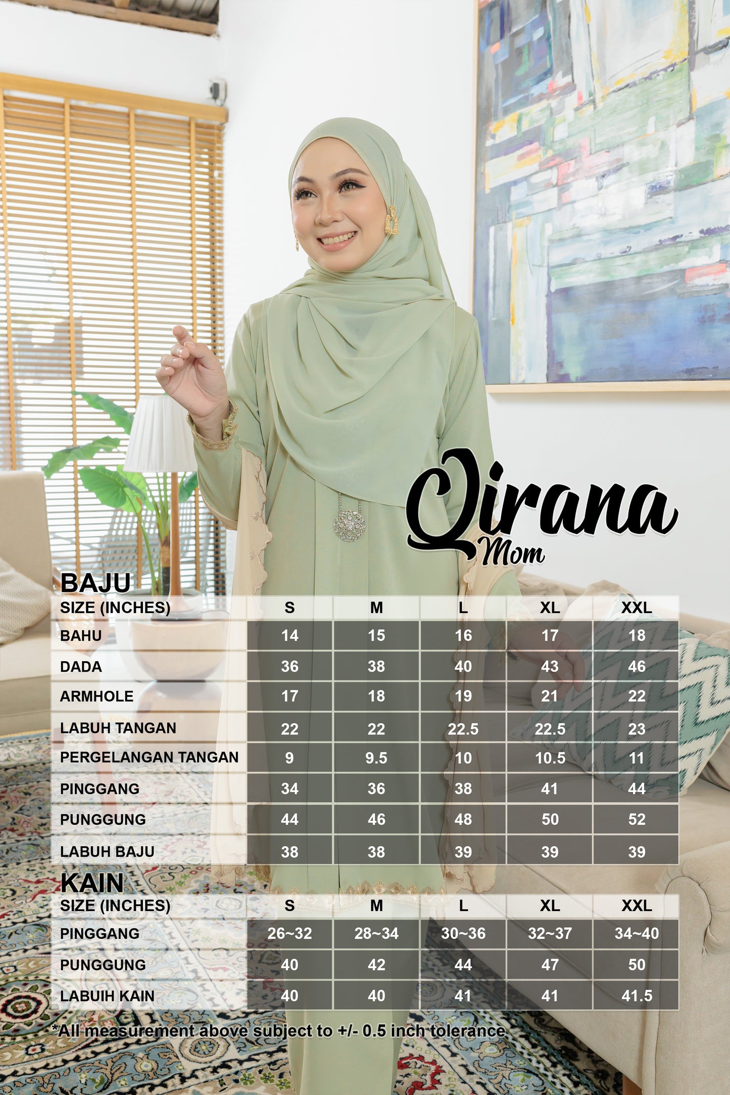 Qirana Kurung Lace (Mom)